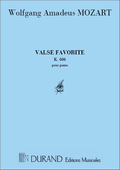 Valse Favorite - Pour Piano - Mozart pro klavír